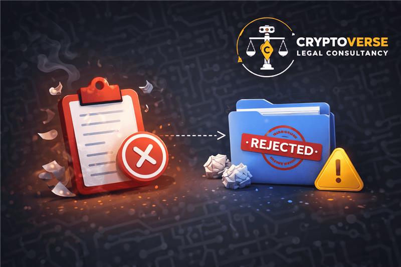 Crypto-licence-rejection-application-errors